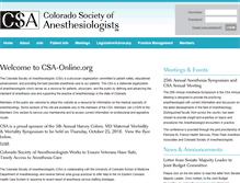 Tablet Screenshot of csa-online.org